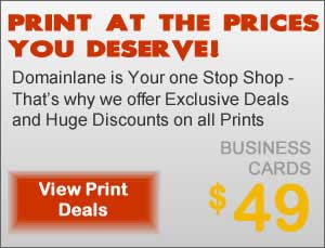 Domainlane - Print at the Prices you Deserve